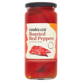 Cooks & Co Roasted Red Peppers in Red Wine Vinegar 360g  Adomoo